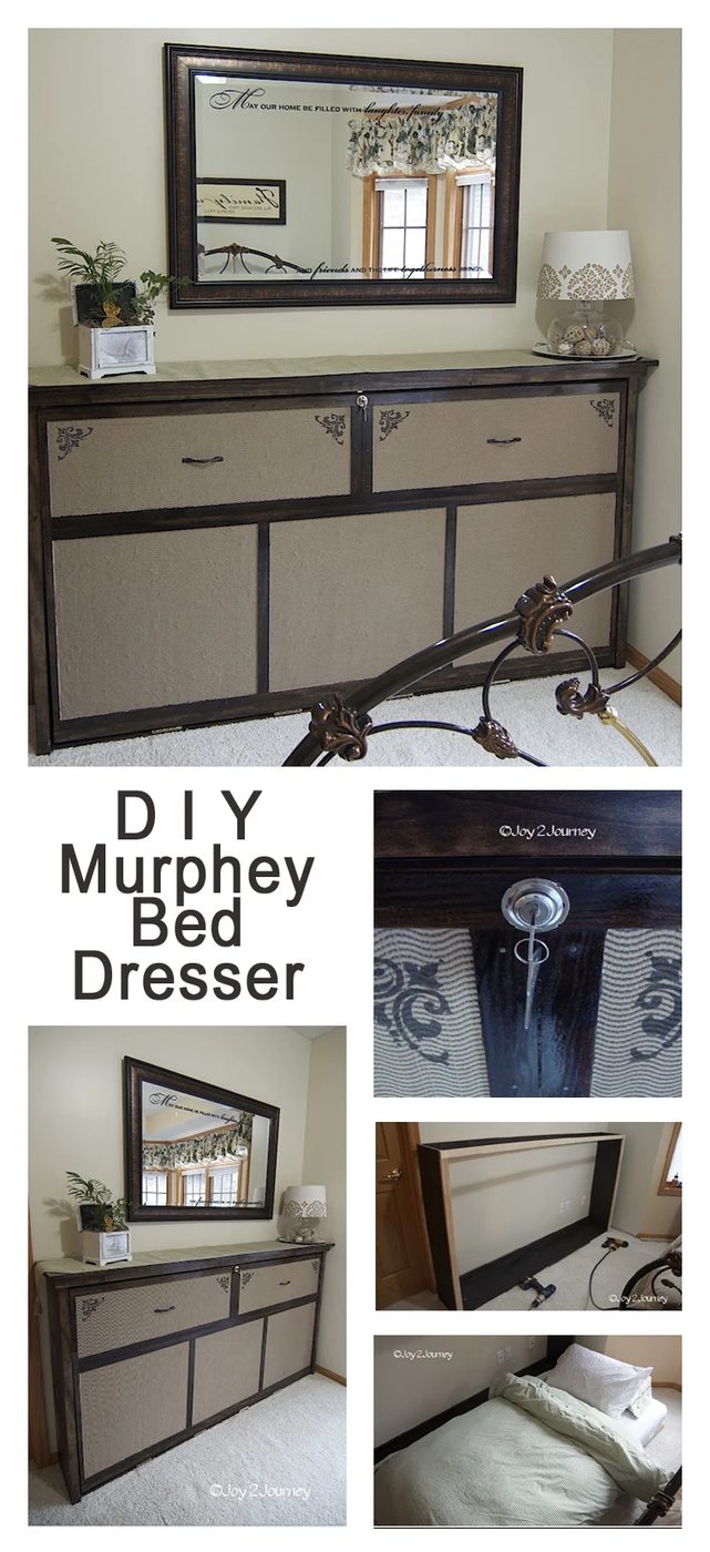 Handmade Murphey Bed Faux Dresser