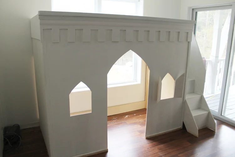 princess-castle-loft-bed