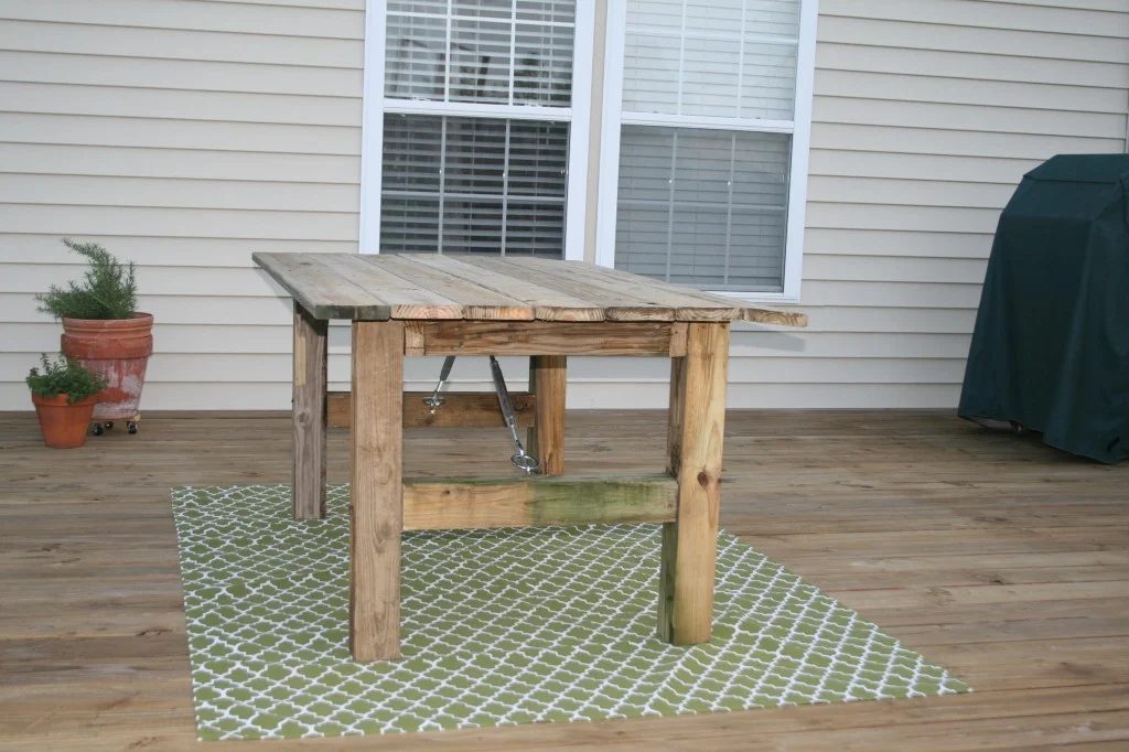 17 how-to-build-a-rustic-outdoor-dining-table-guest-remodel