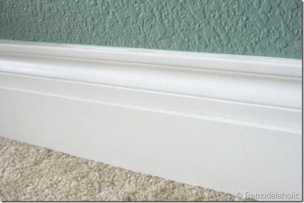 base moldings caulked