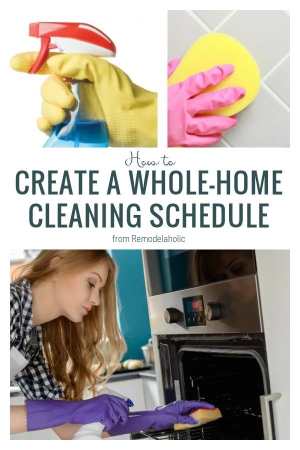 How To Create A Whole Home Cleaning Schedule From Bekob