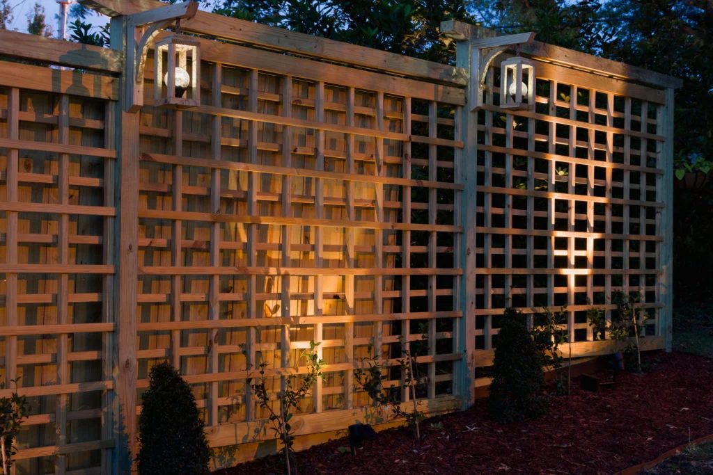 Garden Trellis With Solar Lights Kippi At Home