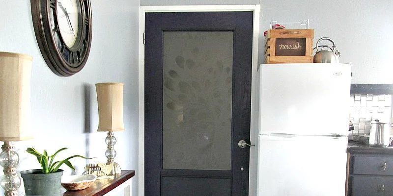 Building a Frosted Glass Pane Door