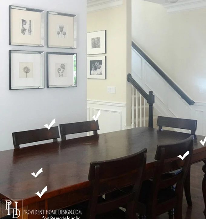 Kitchen Table Stained