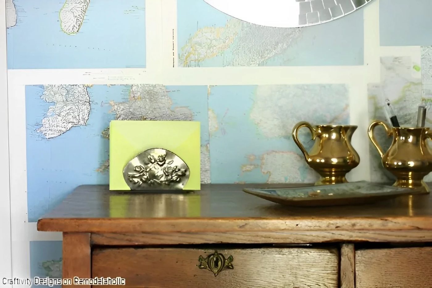 Handmade Wall Decor options Map Wall With Vintage Maps On Bekob (1) (1)