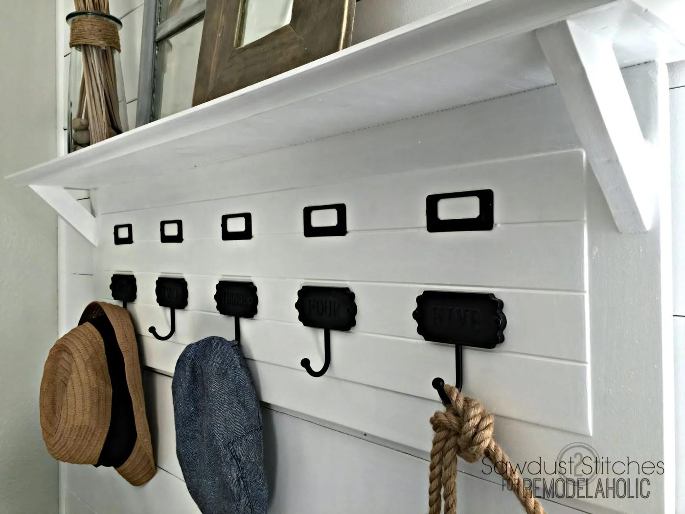 1 Entry Hat Rack By Sawdust2stitches For Bekob.com 094221