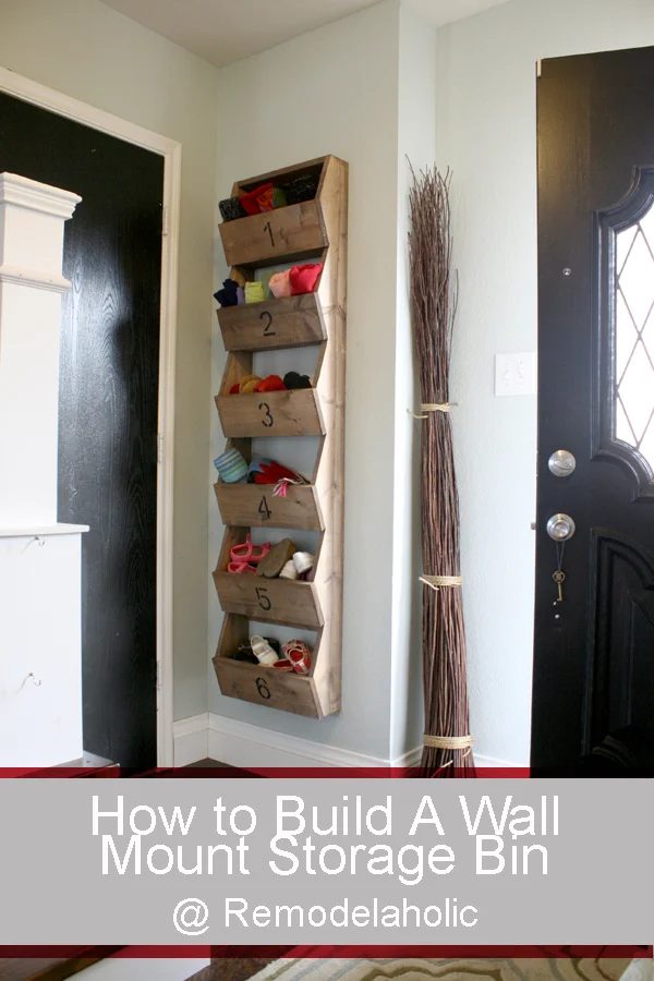 storage bins for your wall