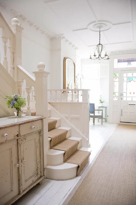 Entry Hall With Stairway