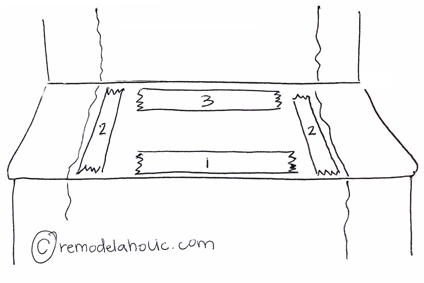 Taping The Anti Slip Rug Padding 1