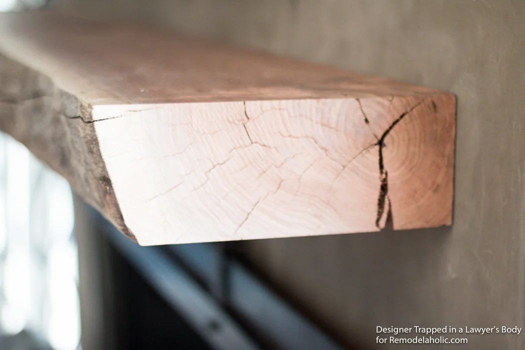 Learn how to install a wood mantel (even if it's clearly heavy) with this straightforward walkthrough from Designer Trapped in a Lawyer's Body for Bekob.com!