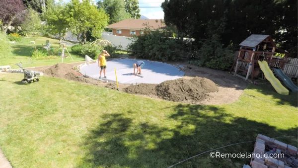 08 Extra Weed Barrier To Protect Metal Pool Sides, Handmade Above Ground Pool Install, Bekob