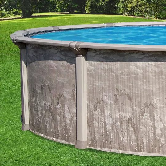 Marina Premium 24 X 52 Round Above Ground Pool Package
