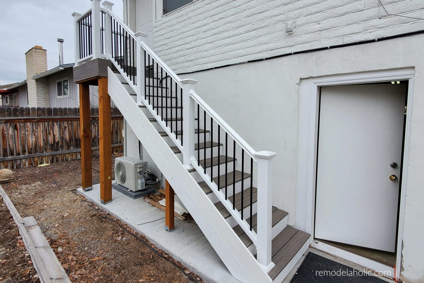 How To Install Outdoor Deck And Stair Railing, Bekob