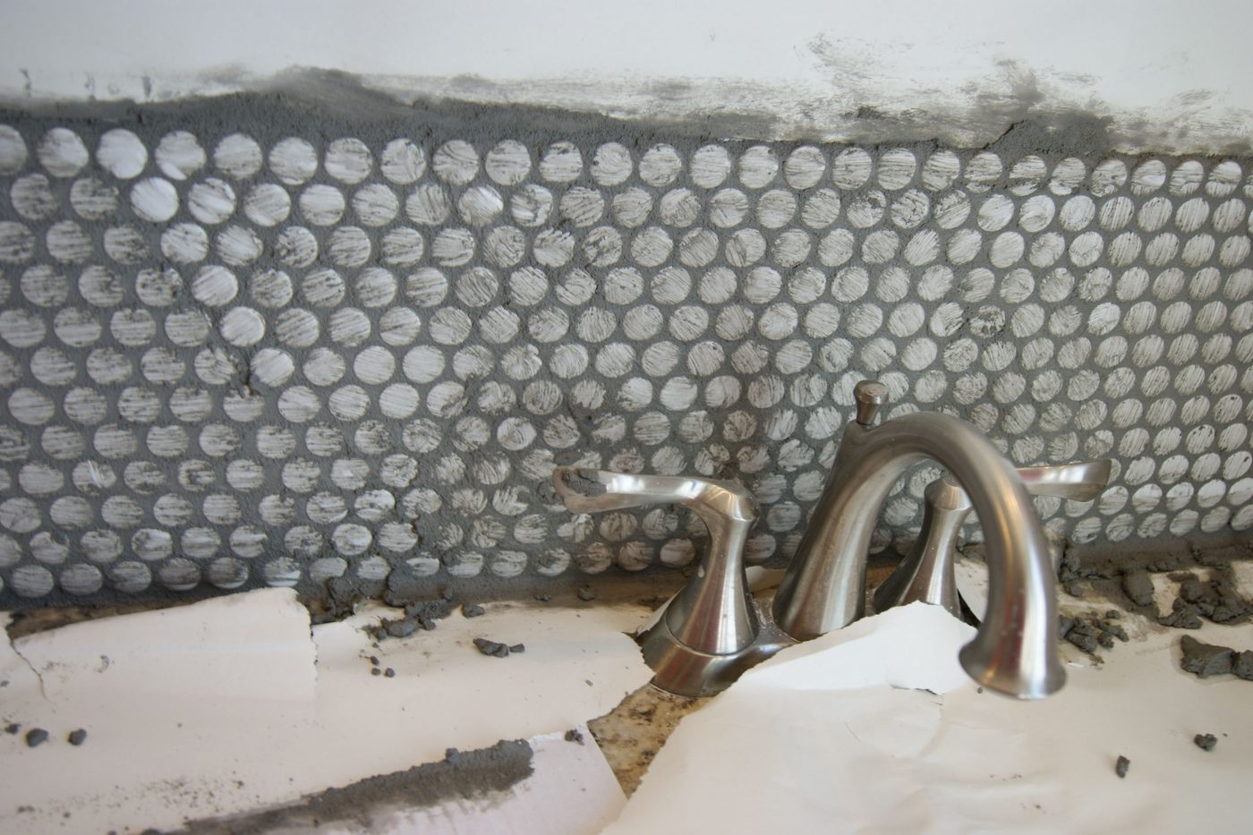 Installing penny tile backsplash, tips and tricks