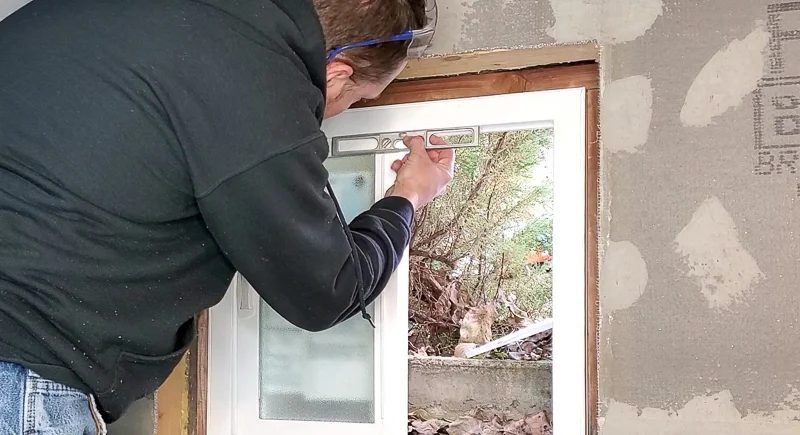 Installing window in basement bathroom