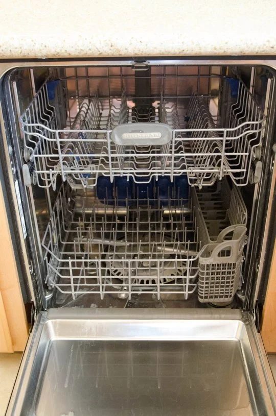 how to clean the dishwasher