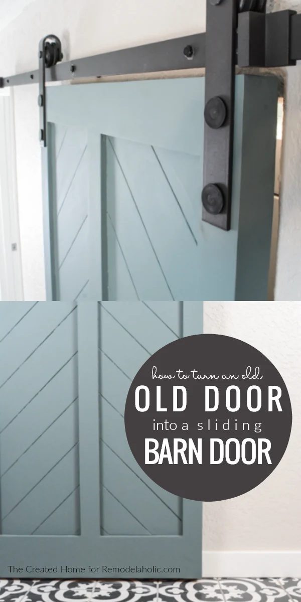 How To Turn An Old Interior Door Into A Handmade Barn Door walkthrough #Bekob