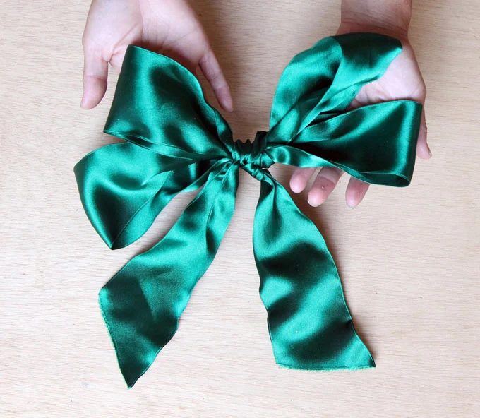How To Tie A Fancy Ribbon Bow From One Piece Of Ribbon, Bekob