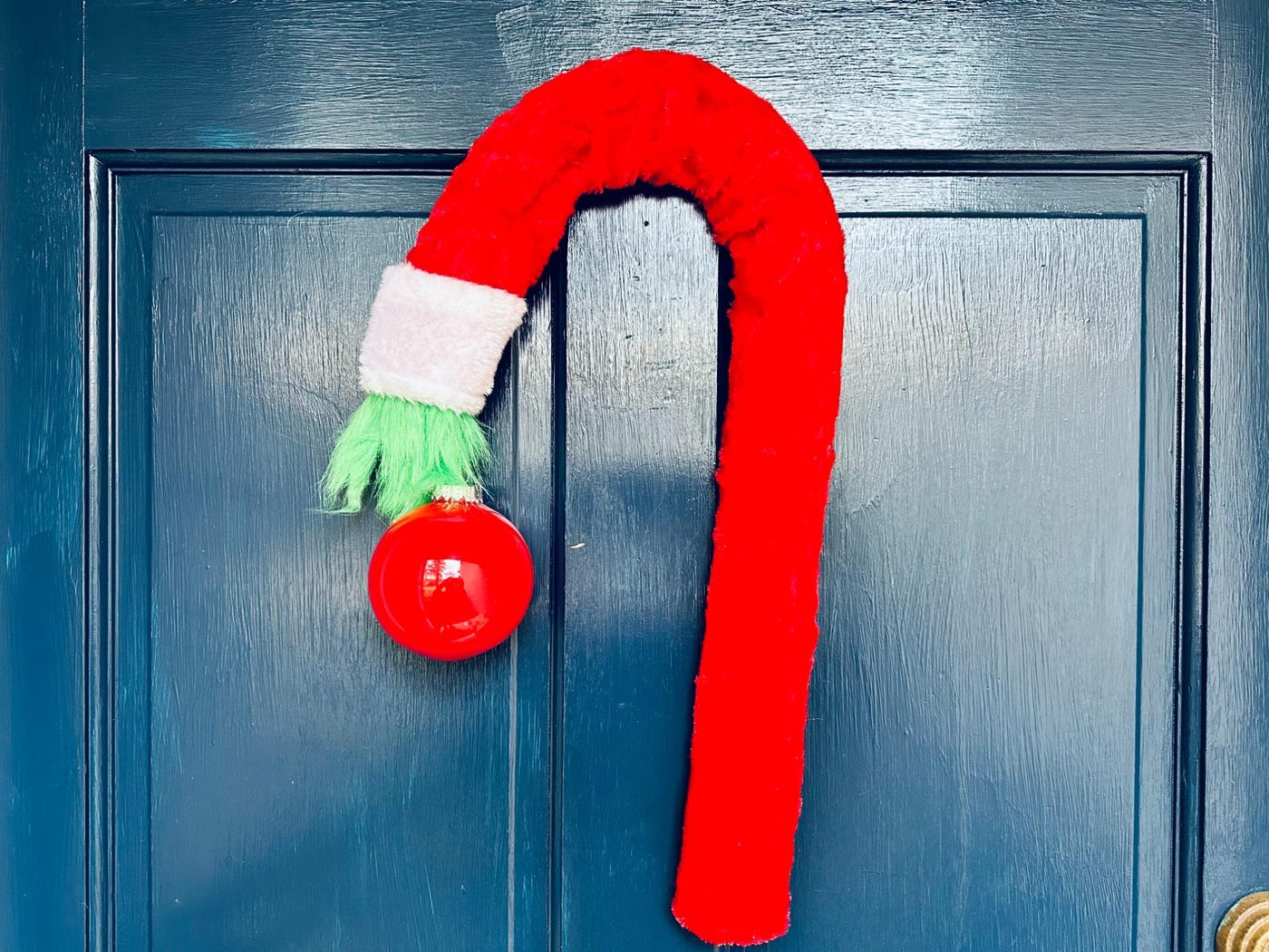How To Make A Grinch Wreath From Dollar Tree, Bekob (19)