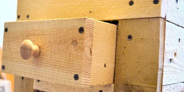 Make A Rustic Pallet Cabinet