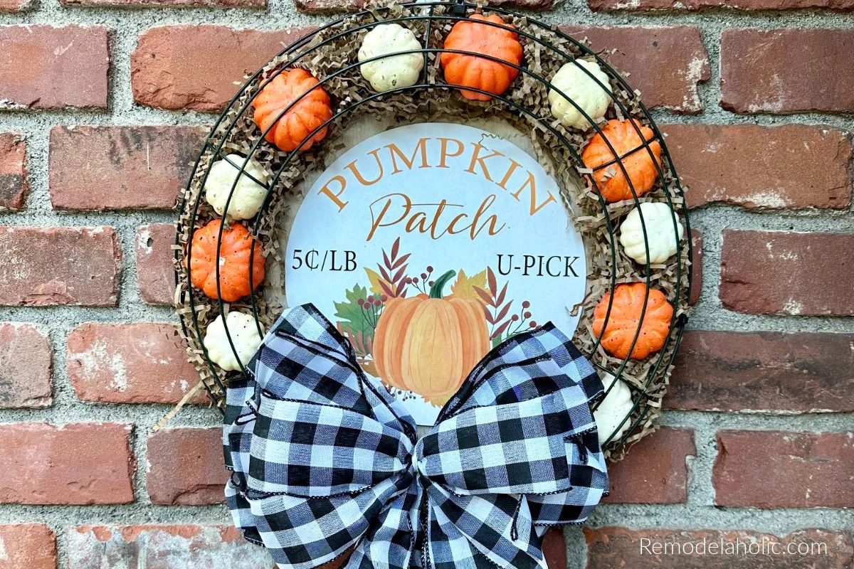 Creating a Festive Dollar Tree Pumpkin Patch Wreath: Handmade Fall Craft
