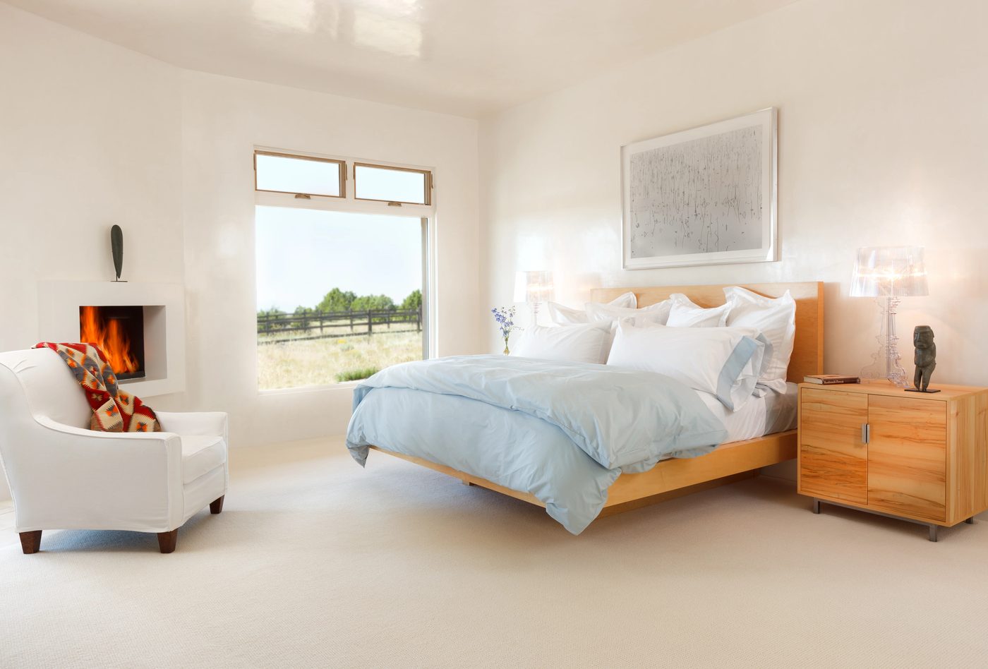 modern striking master bedroom | by Violante & Rochford Interiors, photo credit © Wendy McEahern