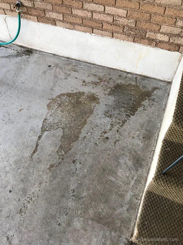 Prep for Painting A Concrete Porch Patio With UGL Epoxy Floor Paint @Bekob 15