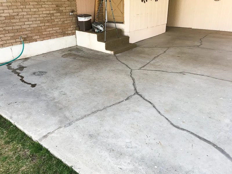 Painting A Concrete Patio With UGL Epoxy Floor Paint