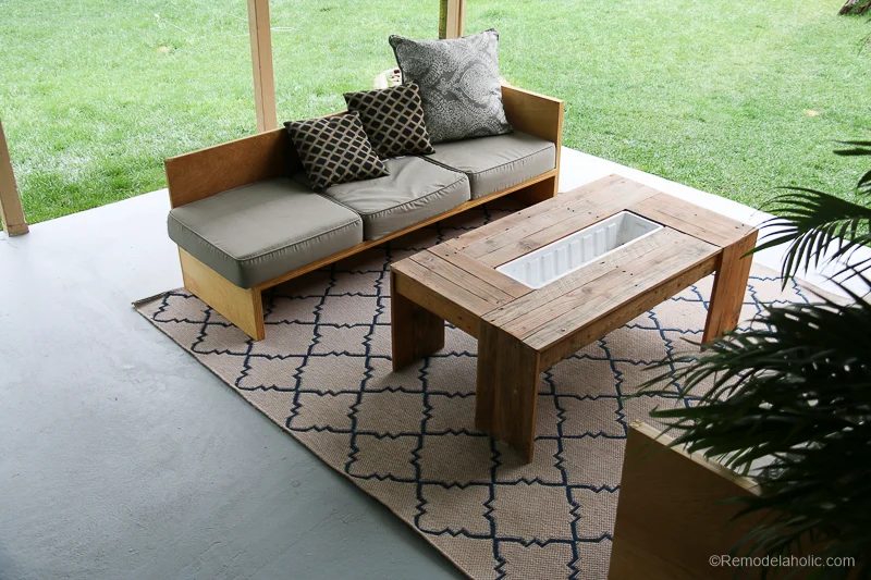 Painted Concrete Porch Patio With UGL Epoxy Floor Paint