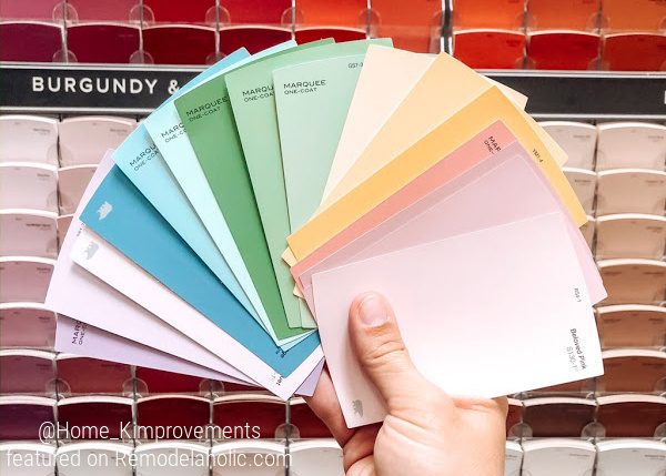How To Paint A Rainbow Accent Wall With Shiplap Boards For A Kids Bedroom, Ombre Paint Colors, Home Kimprovements For Bekob