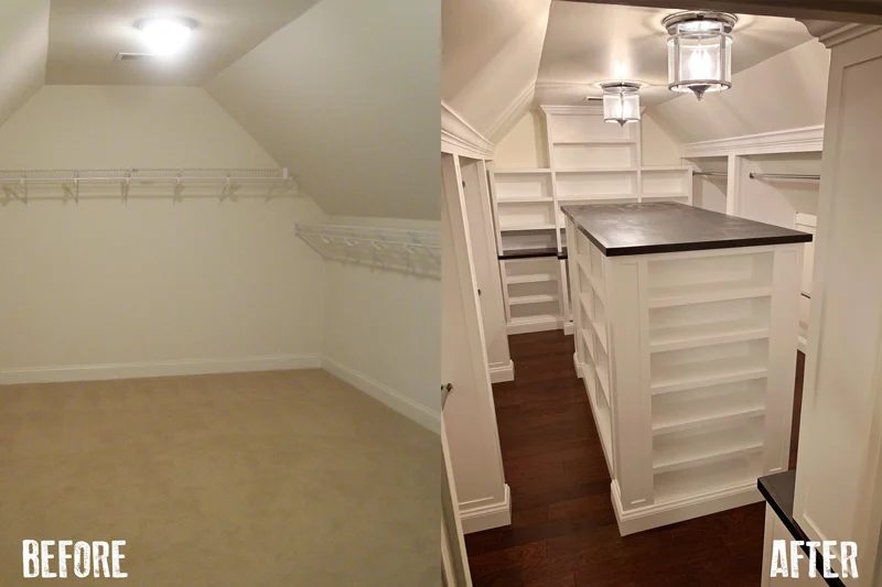 During And After Closet Built In 2