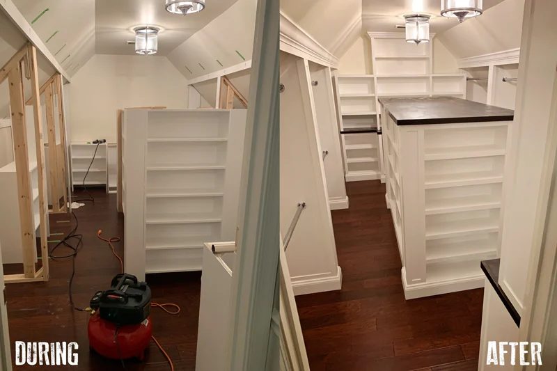 During And After Closet Built In