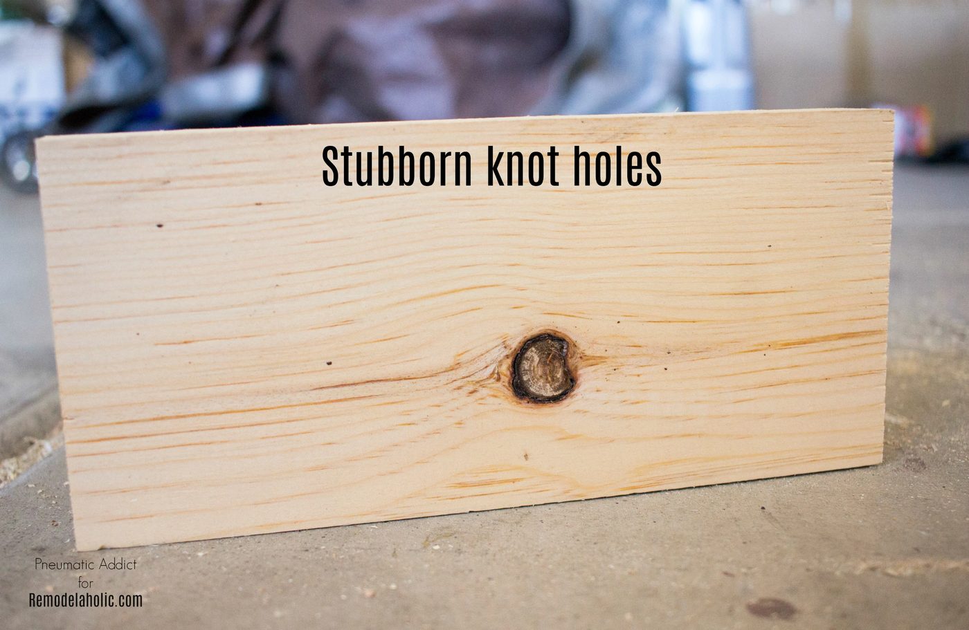 Knot Hole Tannin Bleed prevention for White Paint on wood by pneumatic addict on Bekob