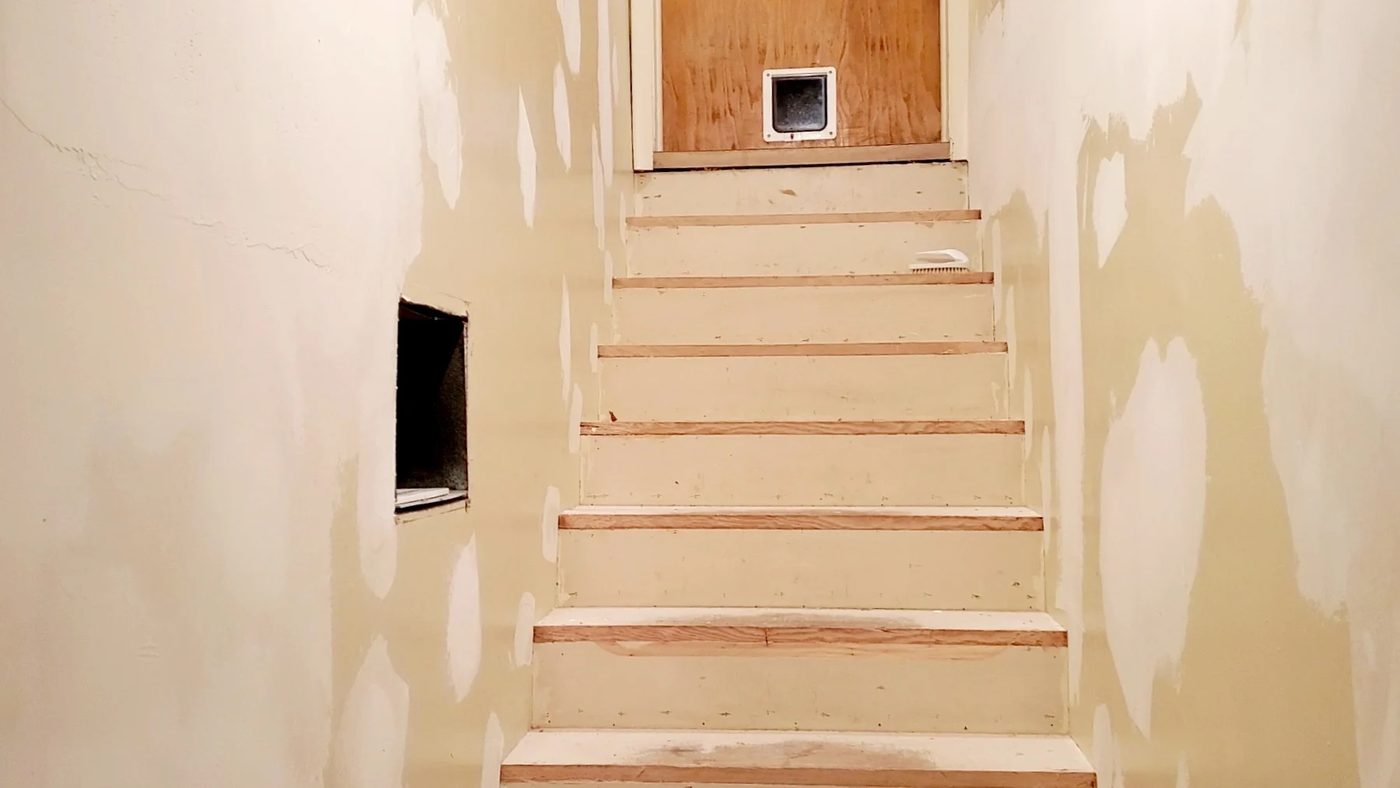 basement remodel - fixing uneven stairs