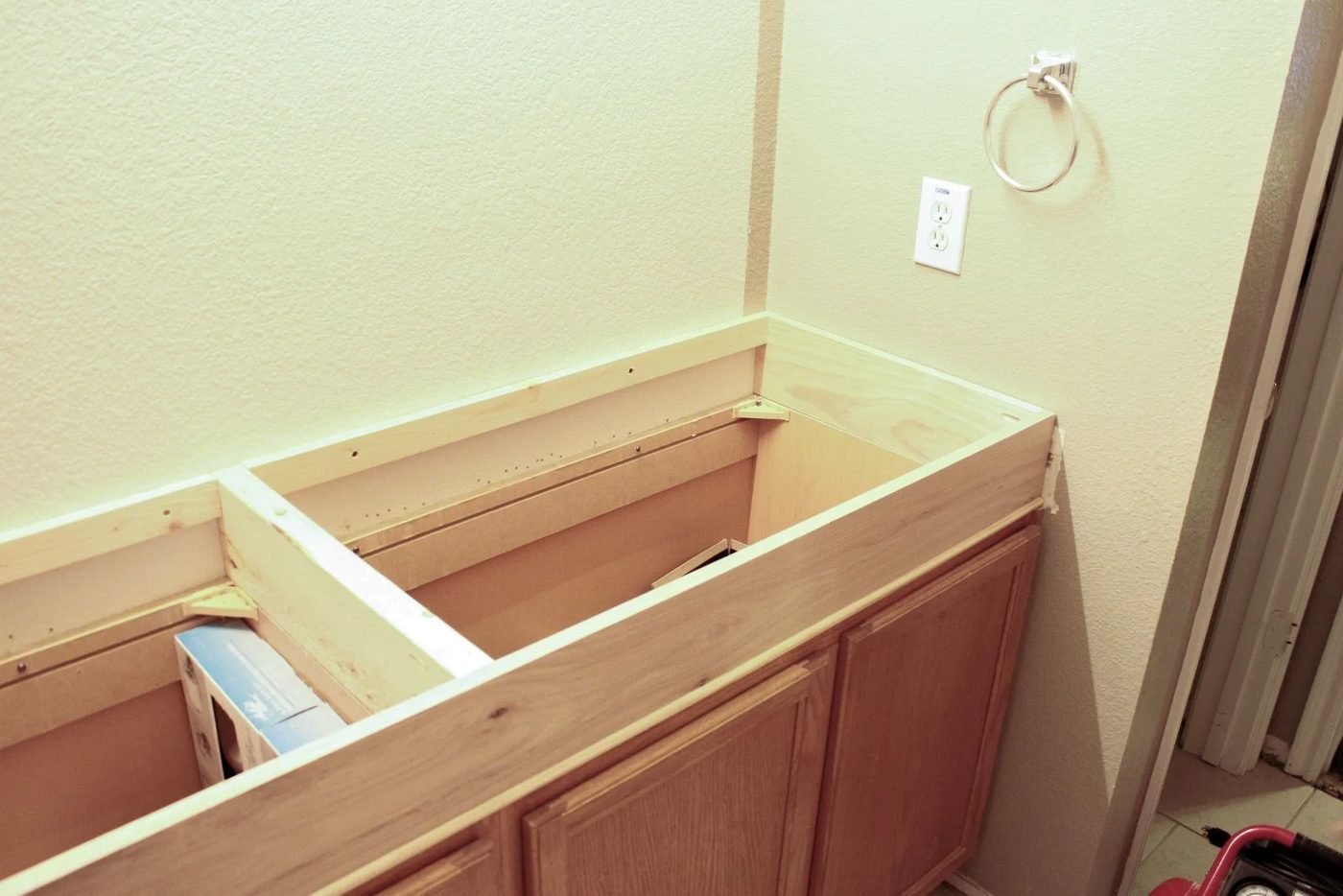 1 How To Add Height To A Short Bathroom Vanity How To Raise Bathroom Vanity walkthrough (15)