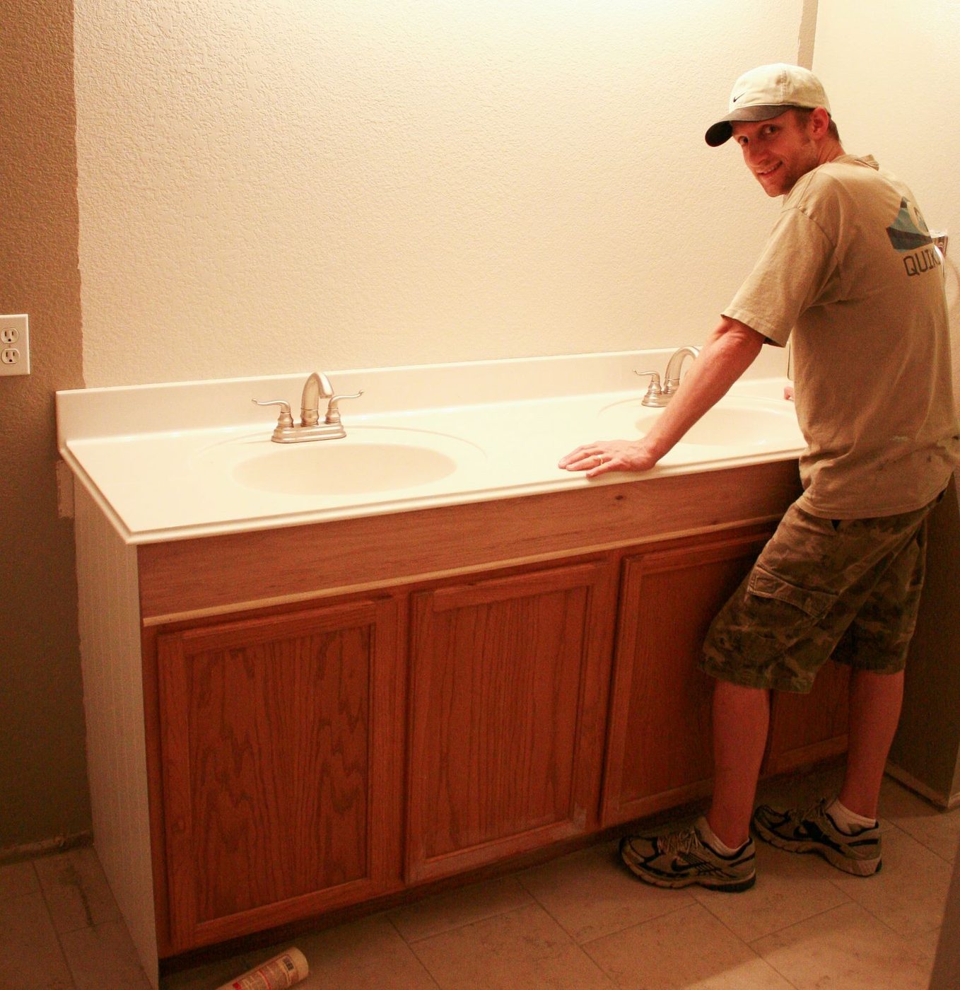 1 How To Add Height To A Short Bathroom Vanity How To Raise Bathroom Vanity walkthrough (26)