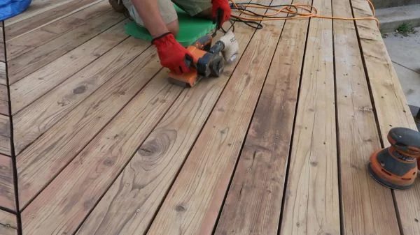 Restore Refinish Redwood Deck With Oil 006