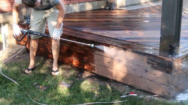 Restore Refinish Redwood Deck With Oil 005