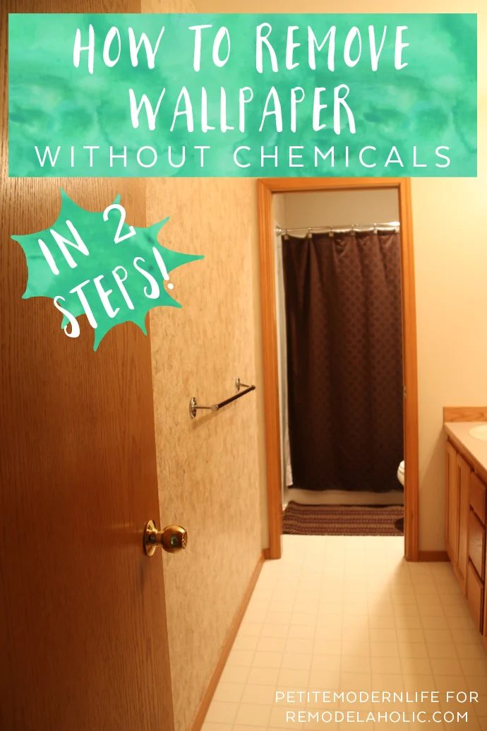 Remove wallpaper in 2 straightforward steps WITHOUT chemicals! And find out how to prep for paint!