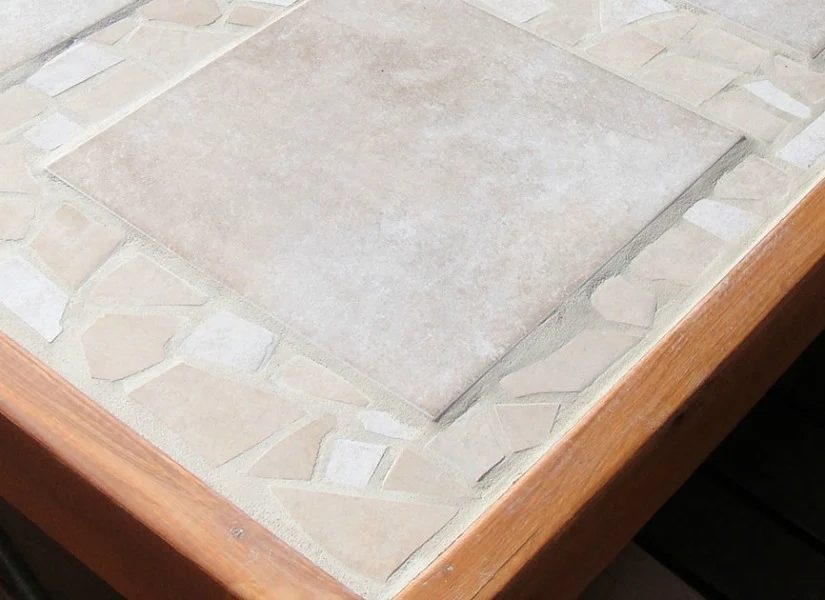 Replace a Patio Table Top with Tile