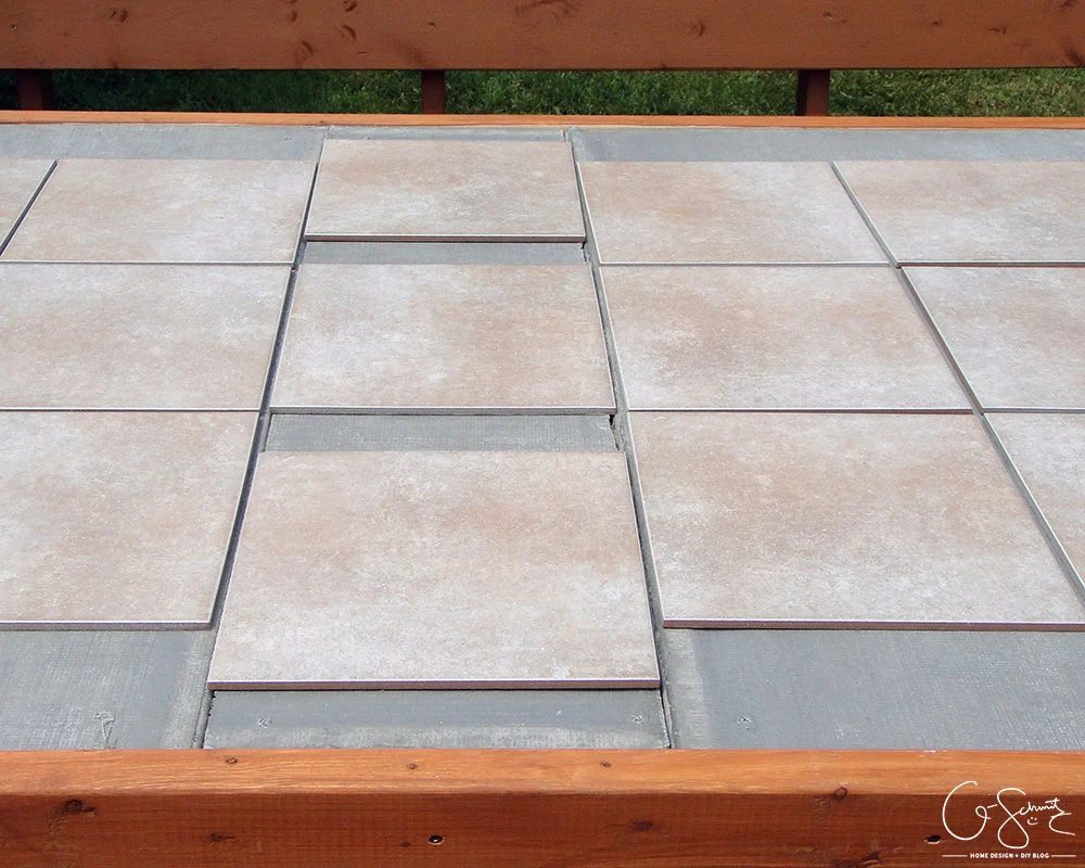 How to build your own tile table top by Q-Schmitz featured on @Bekob