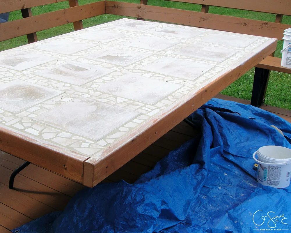 walkthrough for tiled table top by Q-Schmitz featured on @Bekob