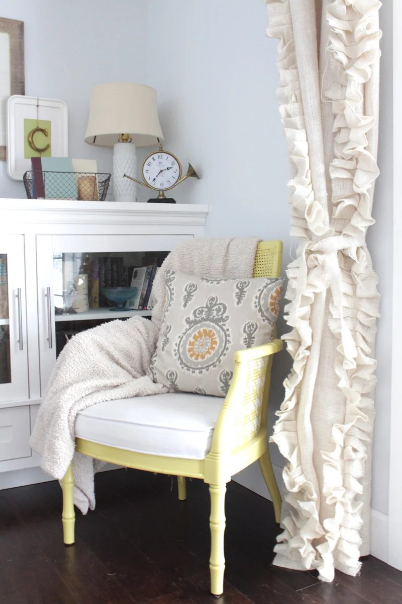 burlap curtains walkthrough, The Caldwell Project on Bekob