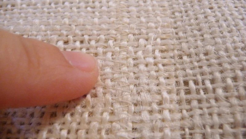 sewing burlap, The Caldwell Project on Bekob