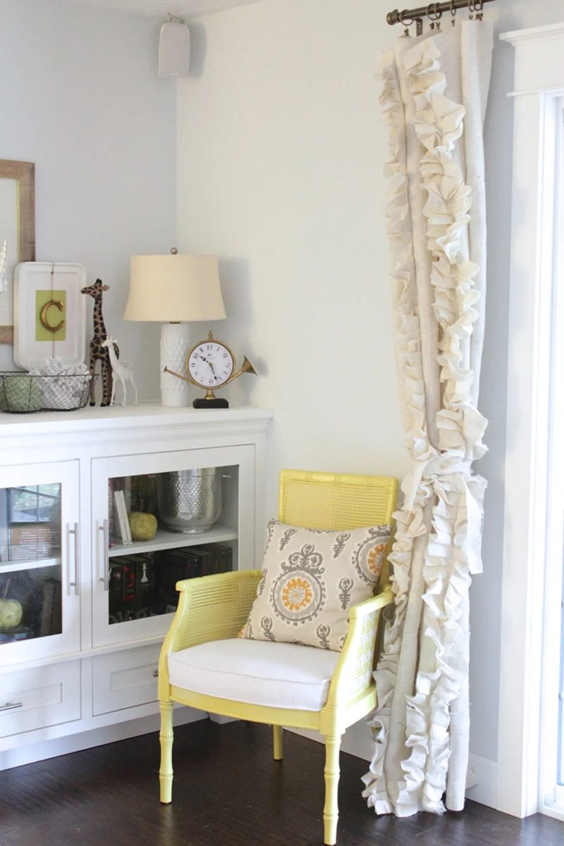 how to sew ruffled burlap curtains, The Caldwell Project on Bekob