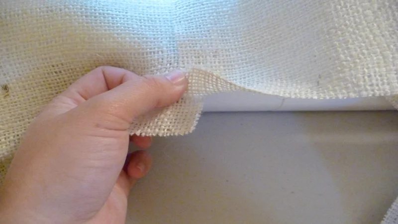 how to cut and sew burlap, The Caldwell Project on Bekob