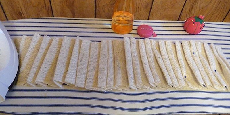 pleated ruffled burlap curtain walkthrough, The Caldwell Project on Bekob