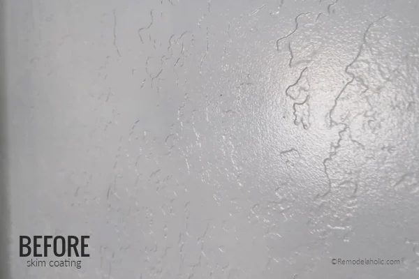 Before How To Skim Coat Textured Walls To Make Them Smooth, Bekob
