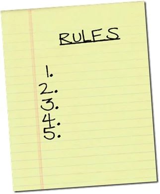 LIST OF RULES