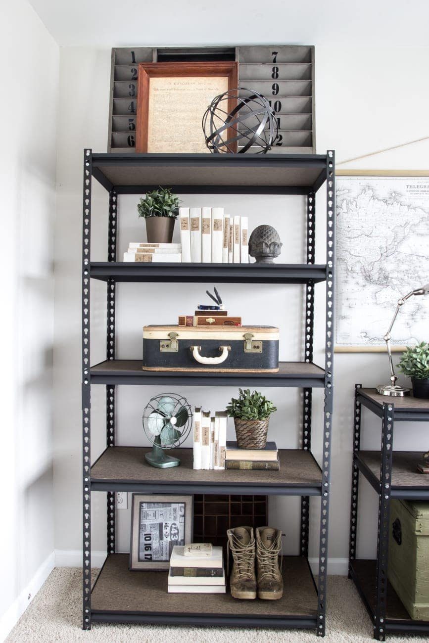 How to Style Industrial Shelves on the low-cost | Bless'er House for Bekob.com